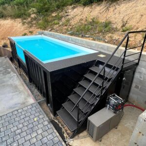 20 Ft High-grade Swimming Container Pool